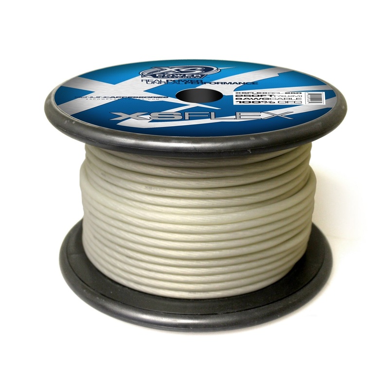 XS Power XS FLEX Clear 8 AWG Power/Ground Cable