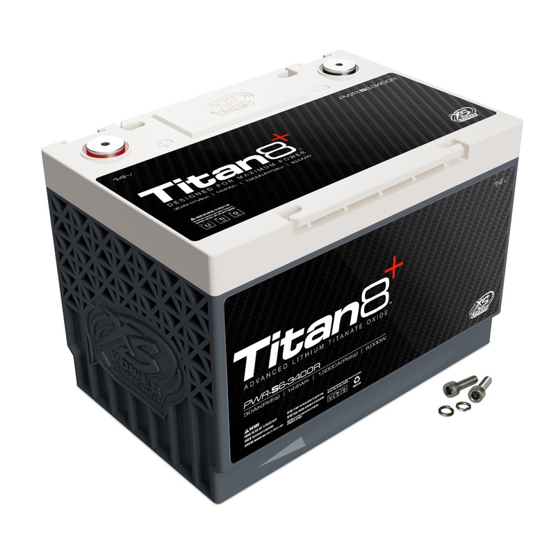 XS Power PWR-S6 Group 34R Titan8 14V Lithium 2000A 144 Energy Wh Battery for 6000 Watts
