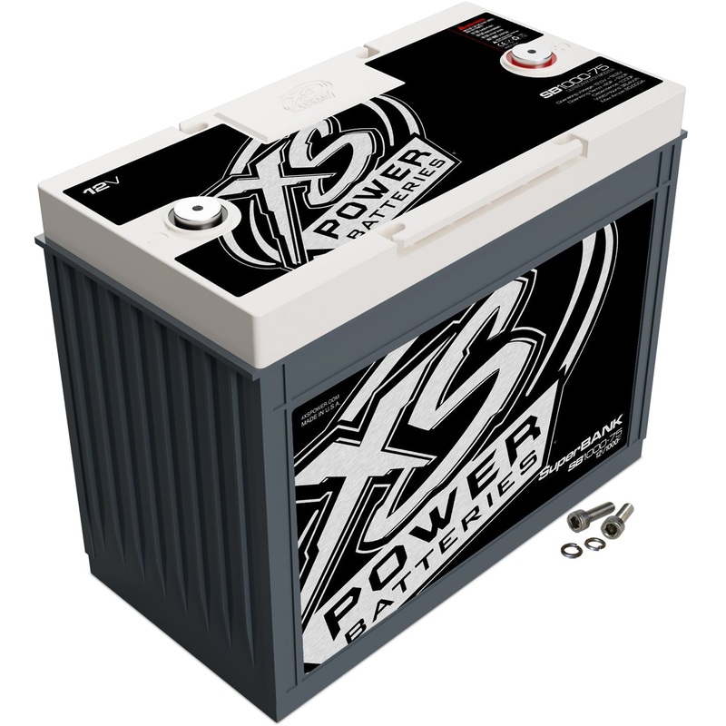 XS Power SB1000-75 12V BCI Group GC12 Super Capacitor Bank, Max Power 8,000W, 1,000 Farad