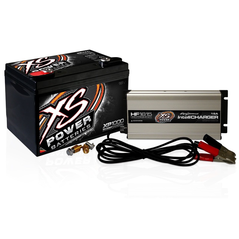 XS Power XP1000 16V 2400A Battery/Power Cell + HF1615 15a Charger Combo Package