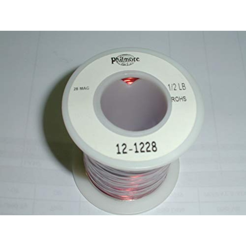 12-1228 Enamel Magnet Wire 28 AWG 1/2 LB 1032 FT