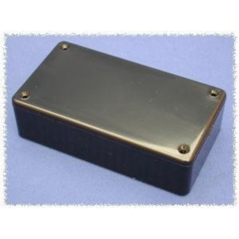 1591CBK Enclosures, Boxes, & Cases 4.7 x 2.6 x 1.4 Black (1 piece)