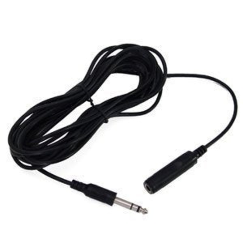 1/4″ Stereo Male to Female Extension Cord – 25′ : SEC25