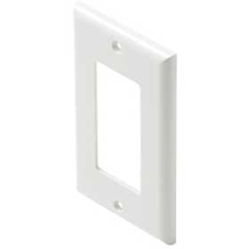 052-6992-8 – WALL PLATE DECORA ELECT 1POS WHT PLASTIC (10 pcs/pkg)