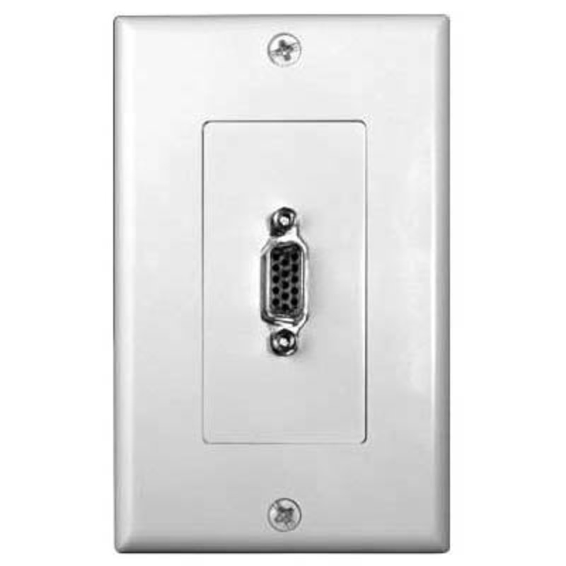 WPA-VGA-1 – WALL PLATE VGA FEMALE DECORA
