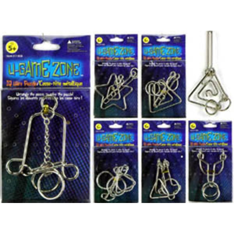 11808 – U-GAME ZONE IQ WIRE PUZZLE