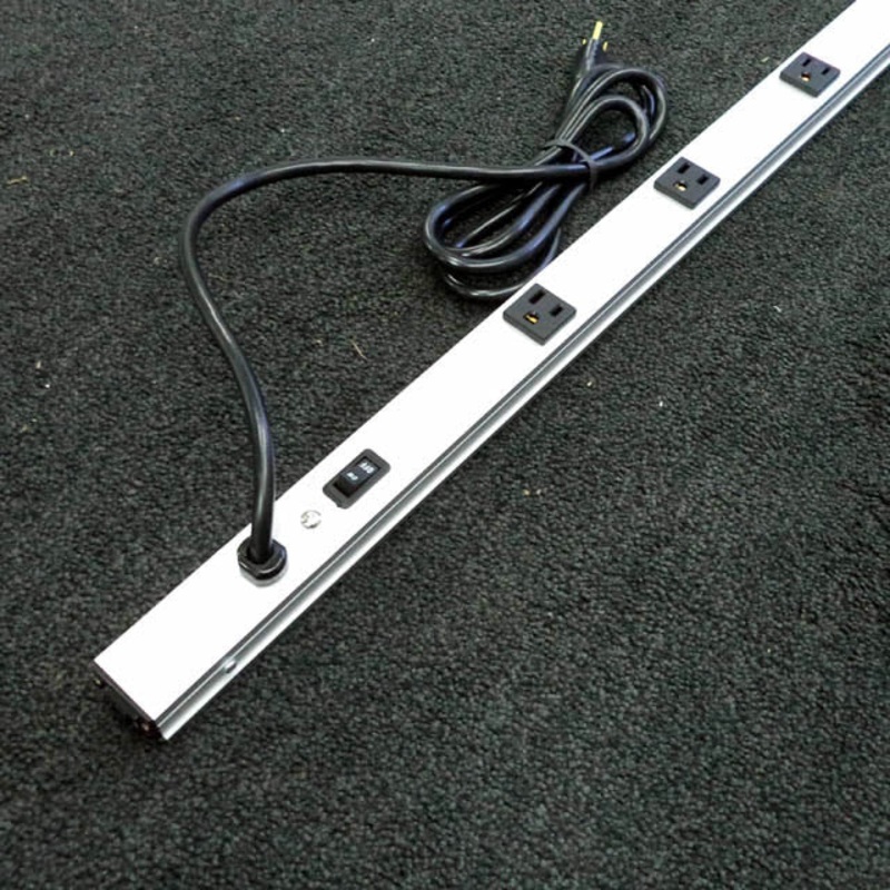 1586H10A1 – POWER BAR 10 O/LET 6FT CORD 60IN STRIP METAL