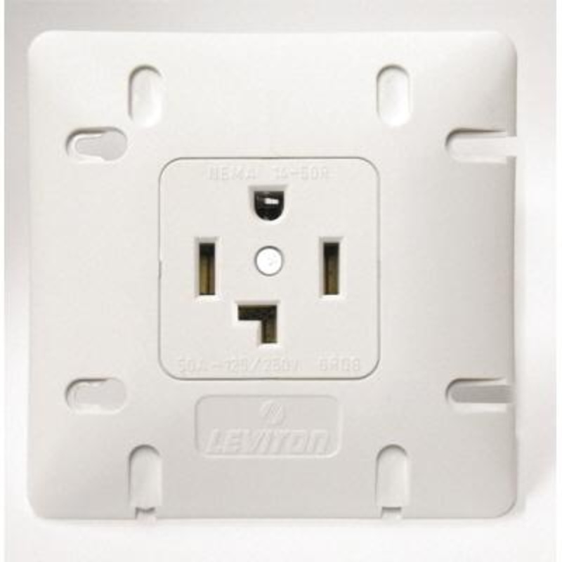 001-1278-W30 – ELECTRICAL RECEPTACLE 30A/250V NEMA 14-30R WHT FOR DRYER