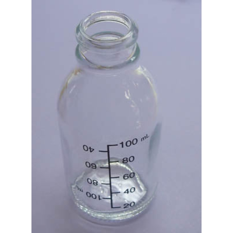 017988 – BOTTLE CLEAR GLASS 100ML