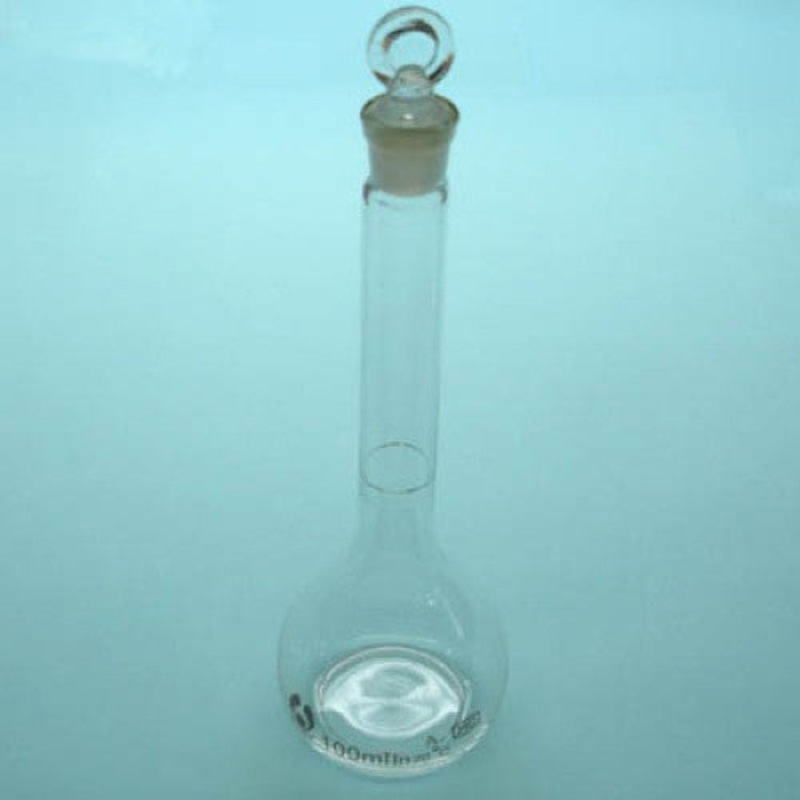 020934 – FLASK CLEAR GLASS 100ML 20C