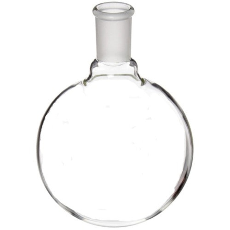 017792 – FLASK ROUND BOTTOM 250ML CLEAR GLASS