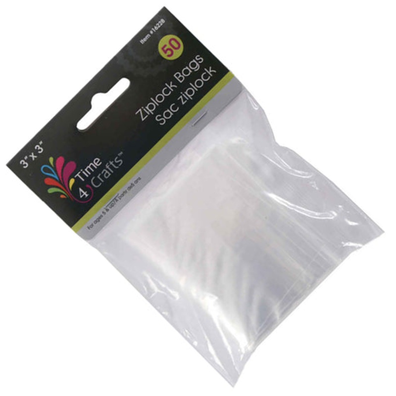 16228 – ZIPLOCK BAG 3INX3IN 2MIL  (50 pcs/pkg)