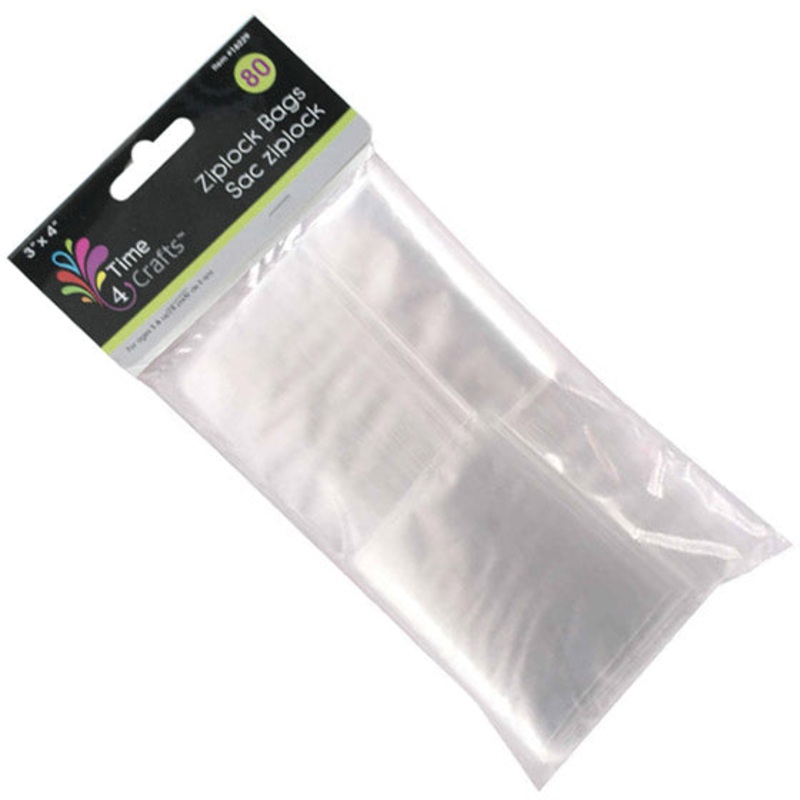 16229 – ZIPLOCK BAG 3X4IN 2MIL  (80 pcs/pkg)