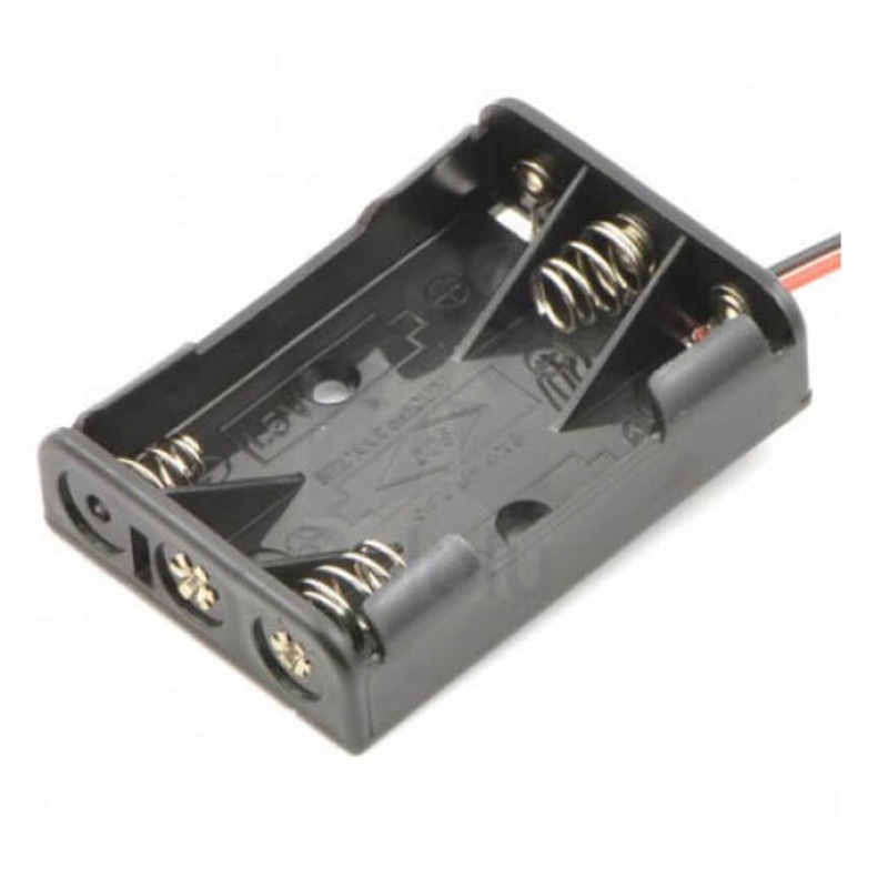 01924 – BATTERY HOLDER AAAX3 PLAS BLK WITH WIRE