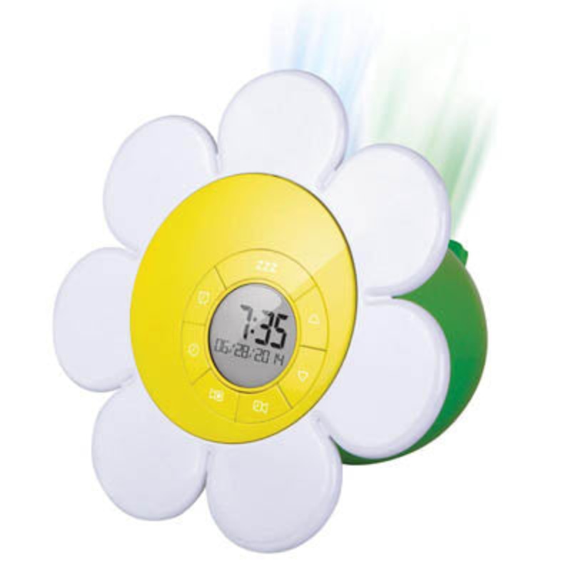 1649939 – CLOCK ALARM PROJECTION LIGHT DAISY BLOOM