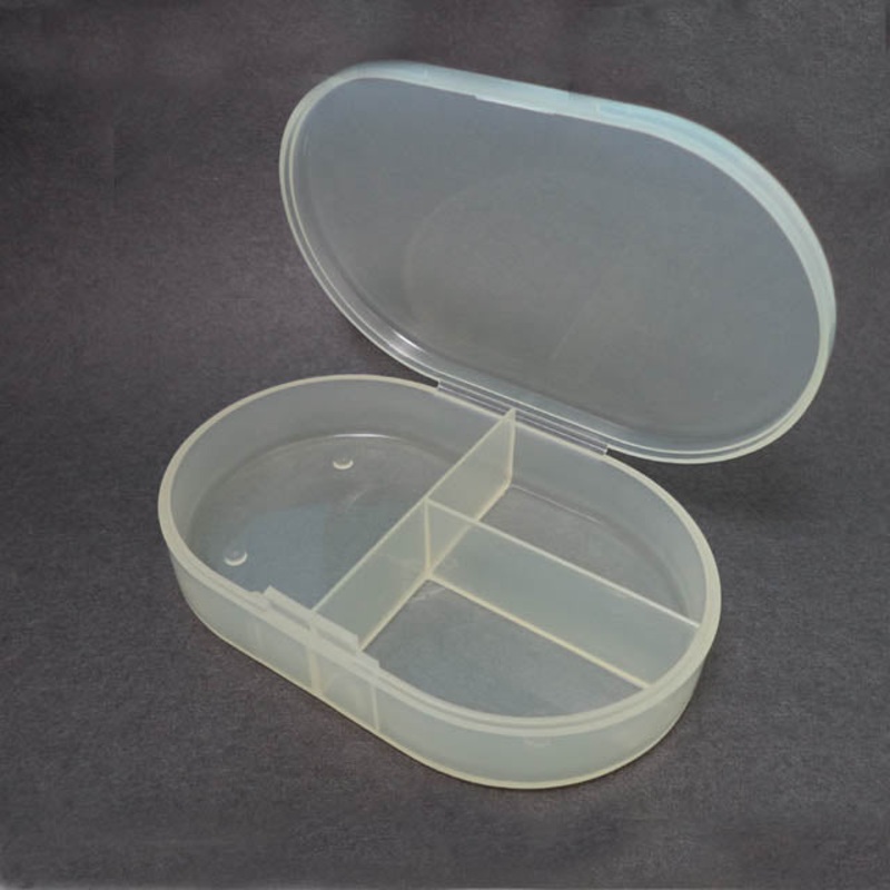 020455 – CONTAINER PLASTIC 3 COMPARTMENT