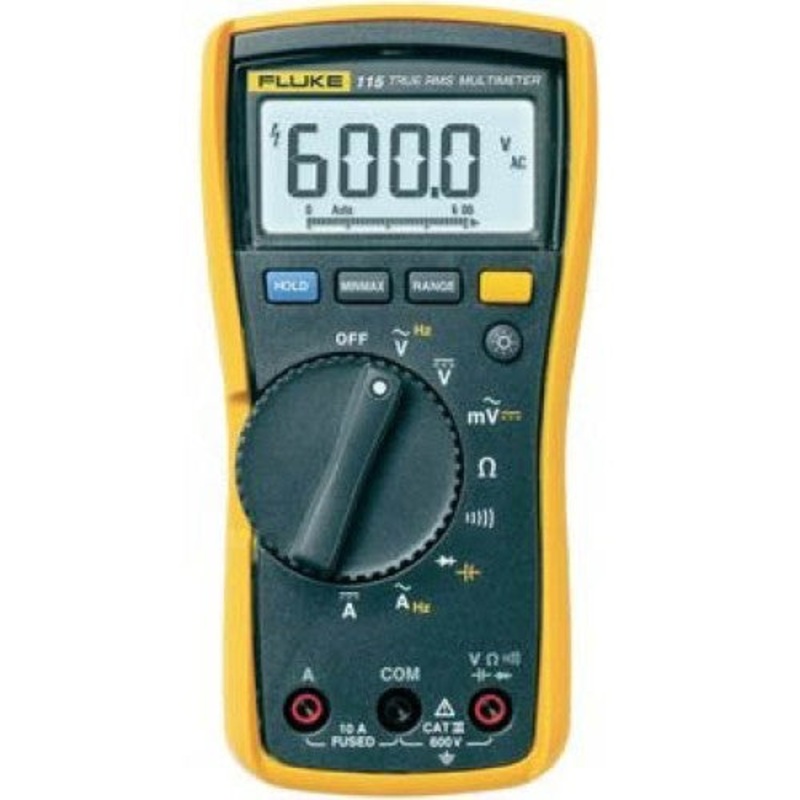 115 – MULTIMETER DIGITAL AUTO TRUE RMS RES CAP DIODE VOLT FREQ CONTINUI