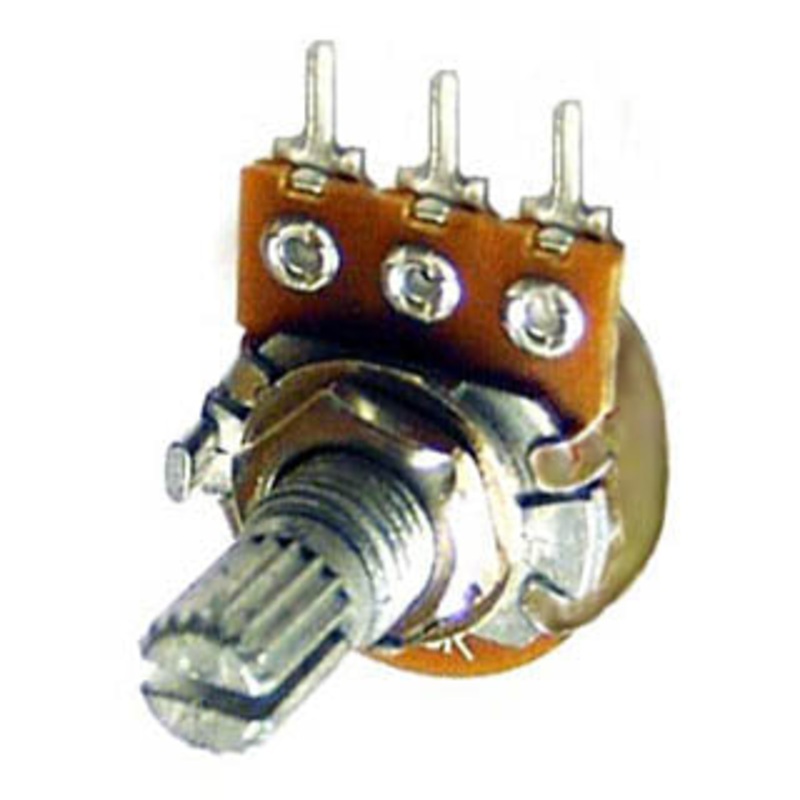 01831-PC – POT LIN 10K 1/4IN RND 16MM PCMT SPLIT KNURL SHAFT