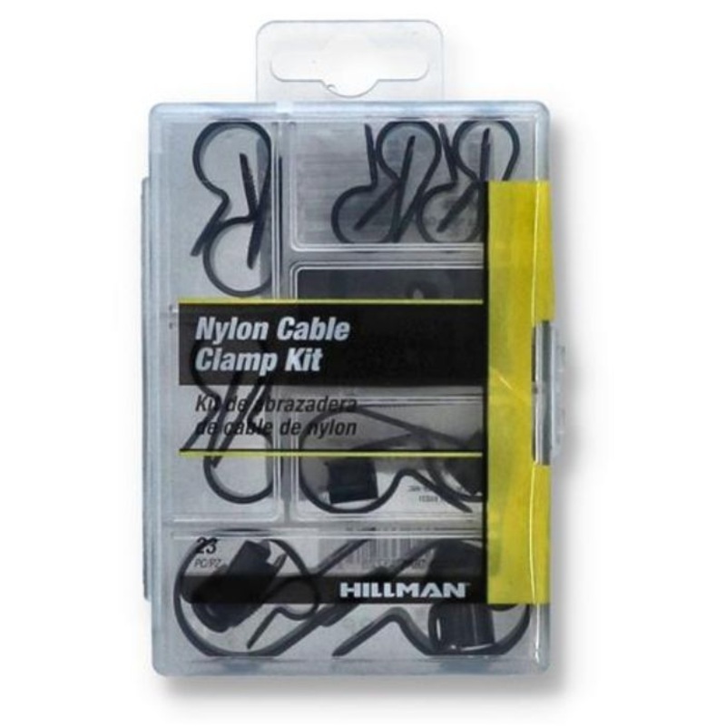 130317H – CABLE CLAMP NYLON BLACK RND SCMT  (23 pcs/pkg)