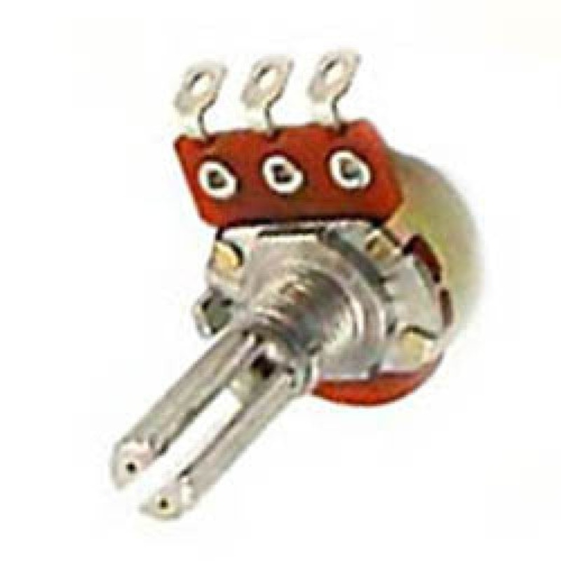 01828 – POT LIN 250K 1/4IN RND 16MM SOL SPLIT KNURL SHAFT