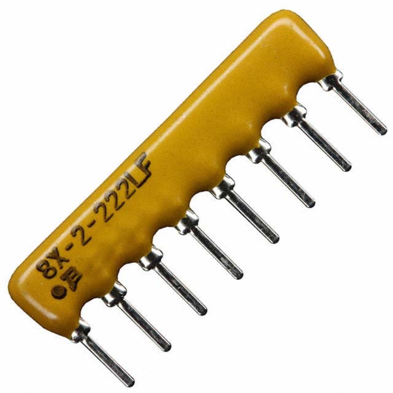 1 K R G – RES NETWORK 8B 1K 7RES 2% SIP  (3 pcs/pkg)