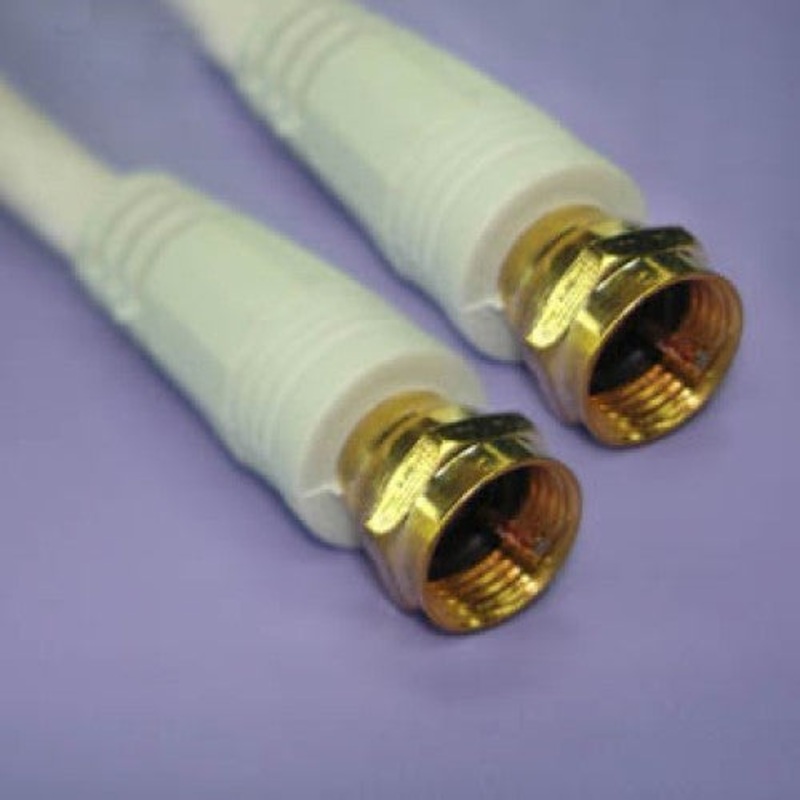 140043-00 – VIDEO CABLE RG6U F M/M 12FT WHT