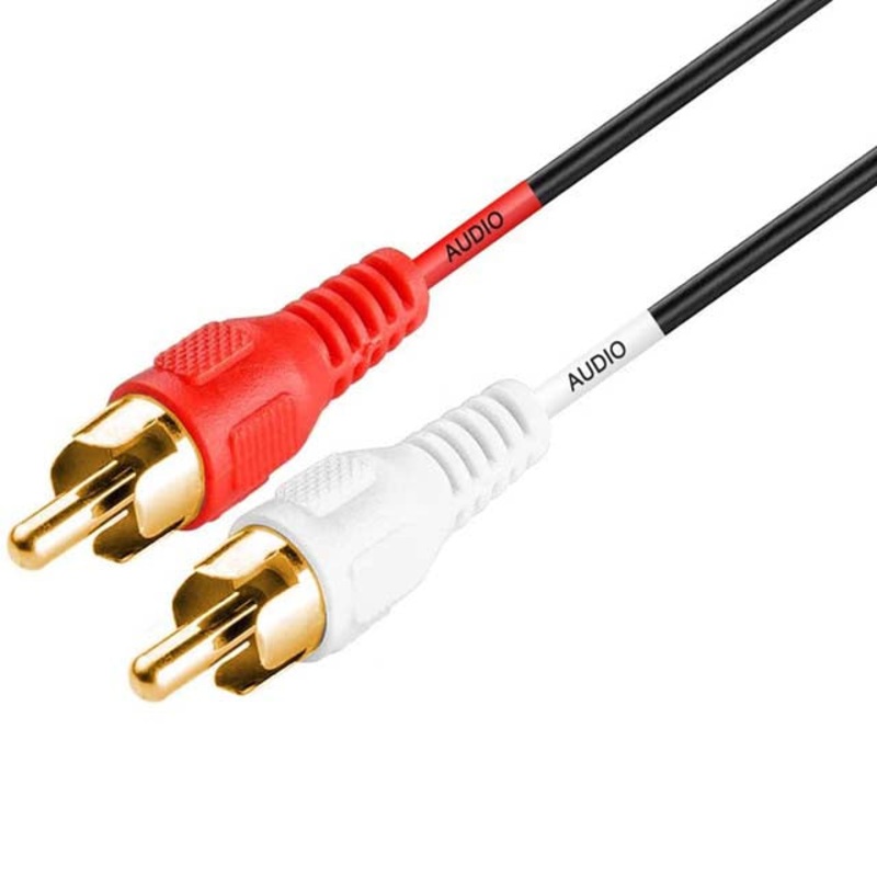 AC-006G BC – RCA CABLE ASSY M/MX2 6FT GOLD