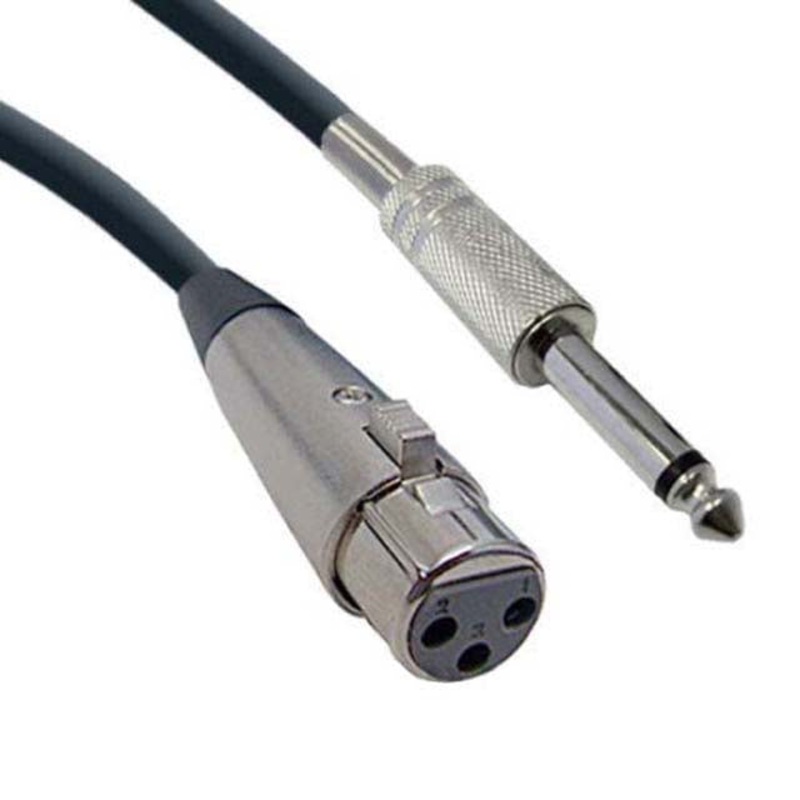 CA1022-25 – XLR CABLE 3JK-6.3 MONO PLUG 25FT