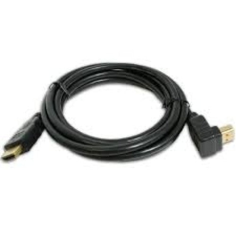 CHDMI-4-06RA – HDMI TO HDMI CABLE 6FT 1.4V BLK RA TO STRAIGHT PLUG