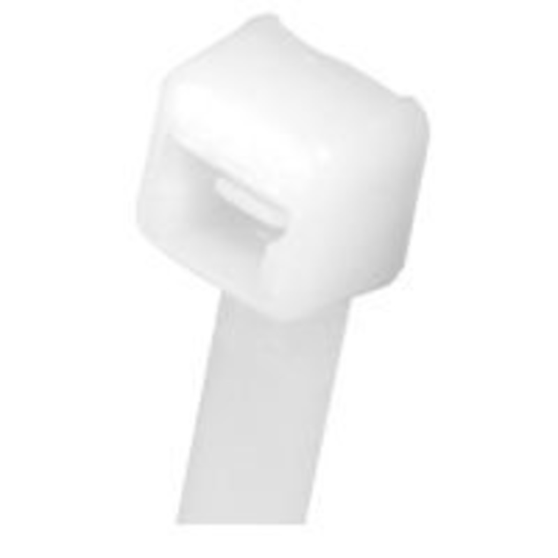 PANDUIT PLT1M-C CABLE TIE, NYLON 6.6, 99MM L, NATURAL, 18LBS, PK100