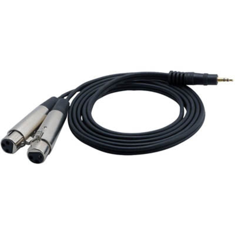 PCBL38FT6 – XLR CABLE 2X3JK-3.5MM STEREO PL 6FT
