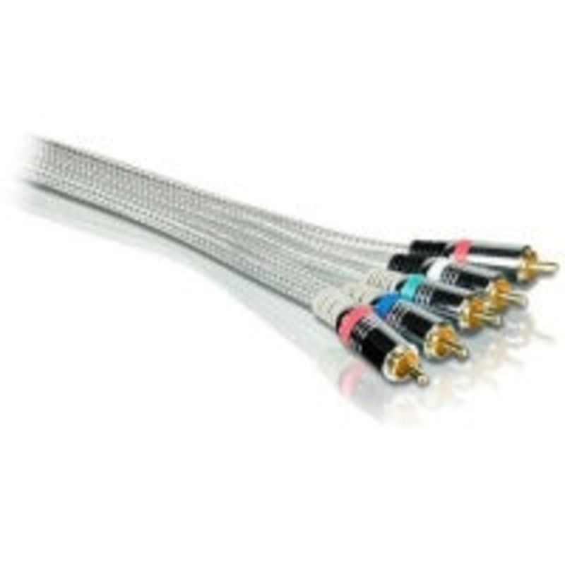 SWV3372/37 – COMPONENT VIDEO+AUDIO 5M/M 6FT GOLD PLATED CONNECTOR