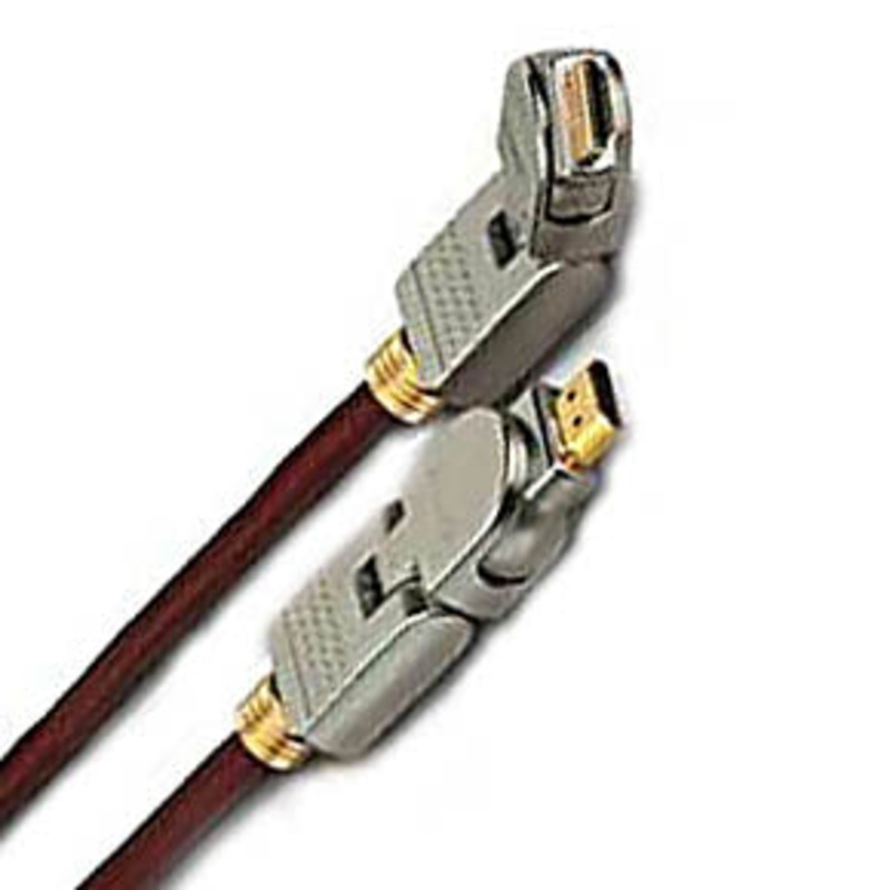SWW1436U/27 – HDMI TO HDMI CABLE 8FT 1.4V RED SWIVEL GOLD CONNECTOR