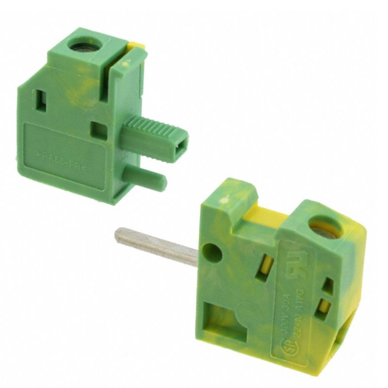 0707879 – TERM BLOCK PANEL FEED THROUGH 10.1MM WIDE 20-6AWG 76A/400V