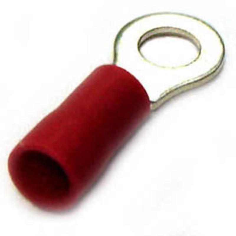 160103-1000 – RING TERM RED #8 22-18AWG ID-4.3MM OD-8MM (1000 pcs/pkg)