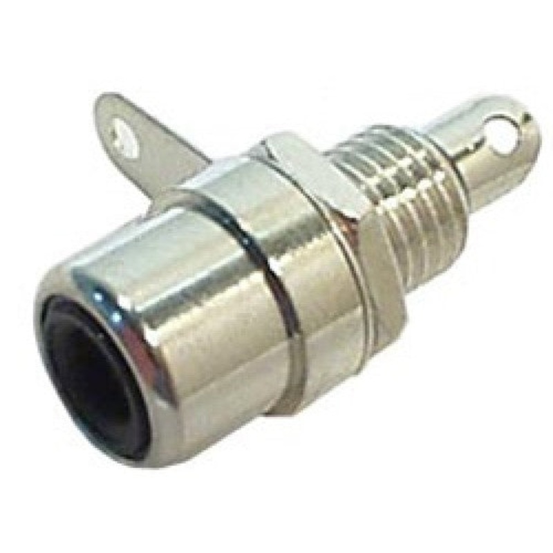 24-180-2 – RCA JACK CHMT SOL BLACK TIN  (2 pcs/pkg)