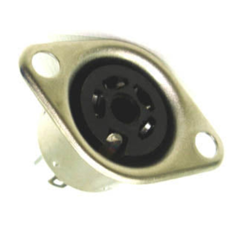 25-340-1 – DIN JACK 4POS CHASIS MOUNT METAL