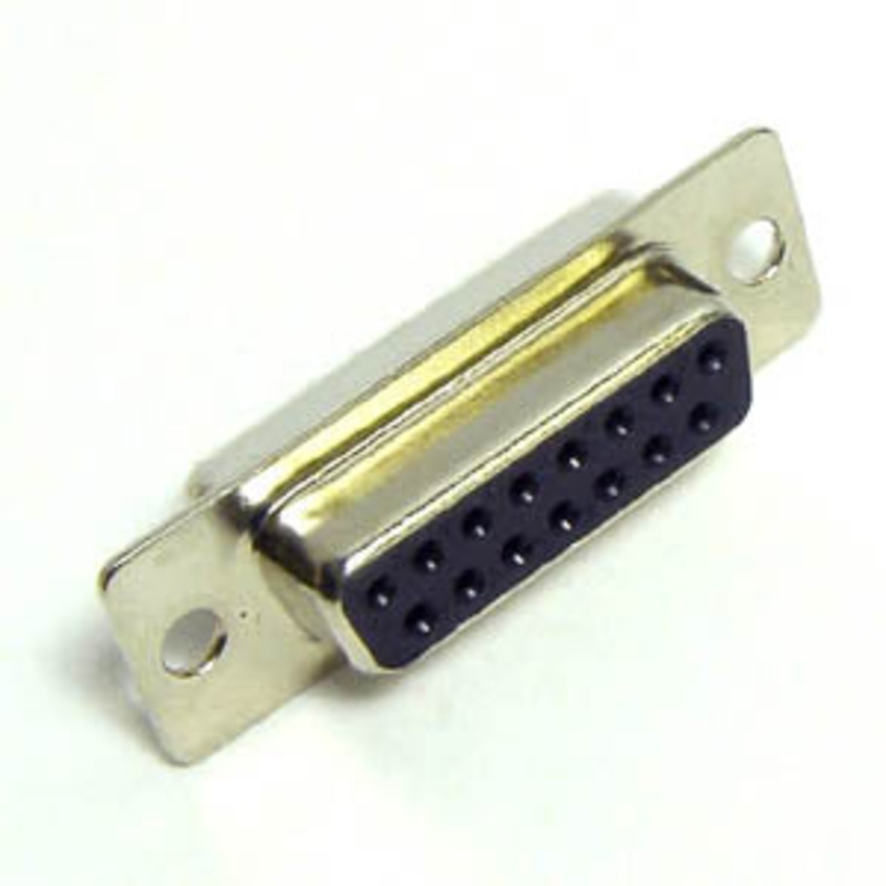 7170 – DB15F SOL GOLD BLACK  (50 pcs/pkg)