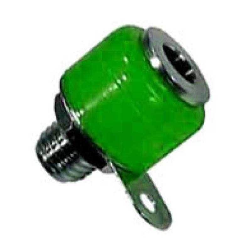 AC 1032G – BANANA JACK CHMT STD GREEN TAB PLASTIC (2 pcs/pkg)