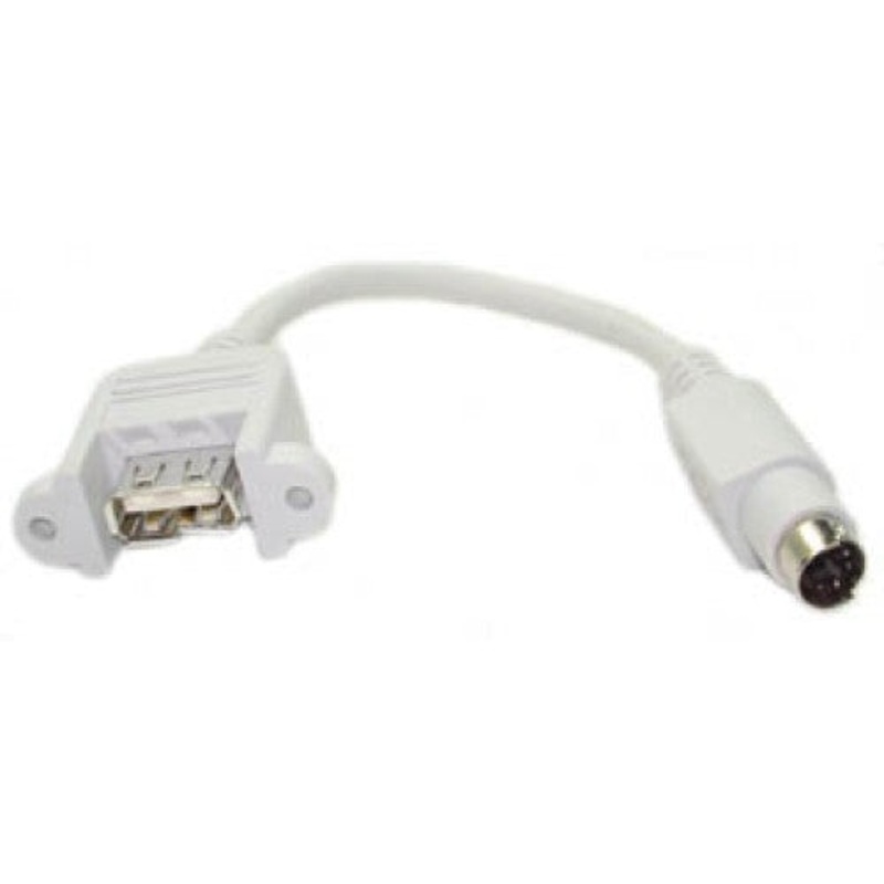 ADN-3620 – USB CABLE A FEM-PS2 MALE 6IN WHITE