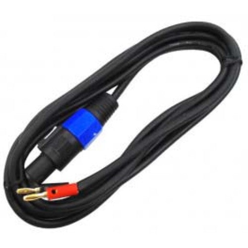 CA1059-10 – SPEAKON CABLE PLUG-BANANA PLX2 10FT RED AND BLK