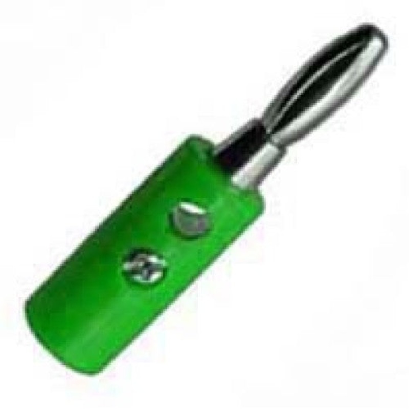 CM2G – BANANA PLUG SC/HOL STD GREEN INS