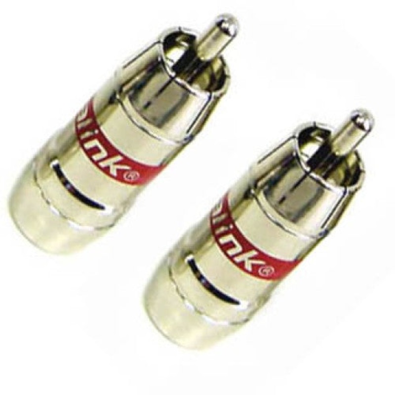 GAA-823-2 – RCA PLUG TWIST ON RG6 RED  (2 pcs/pkg)