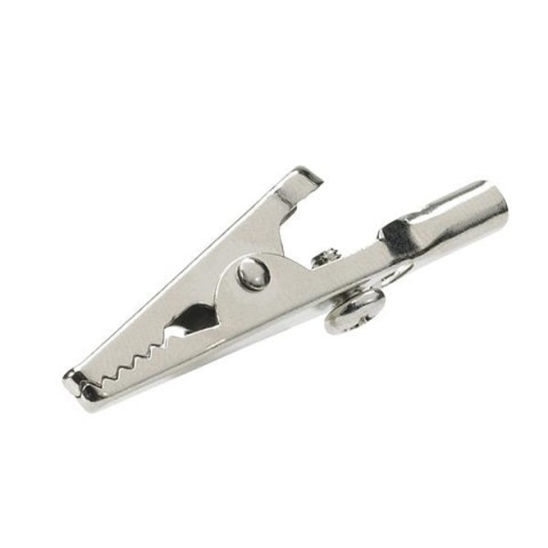 1270-0346 – ALLIGATOR CLIP 50MM STACKABLE W/SCREW 300MA (2 pcs/pkg)