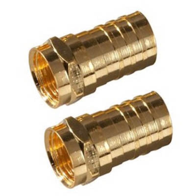 1278-0224 – F PLUG RG59 CRIMP GOLD  (2 pcs/pkg)