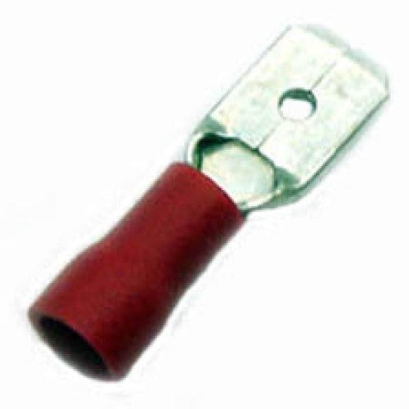 21-141M – QUICK CONN MALE RED 0.250IN 22-16AWG 6.35X0.8MM (10 pcs/pkg)