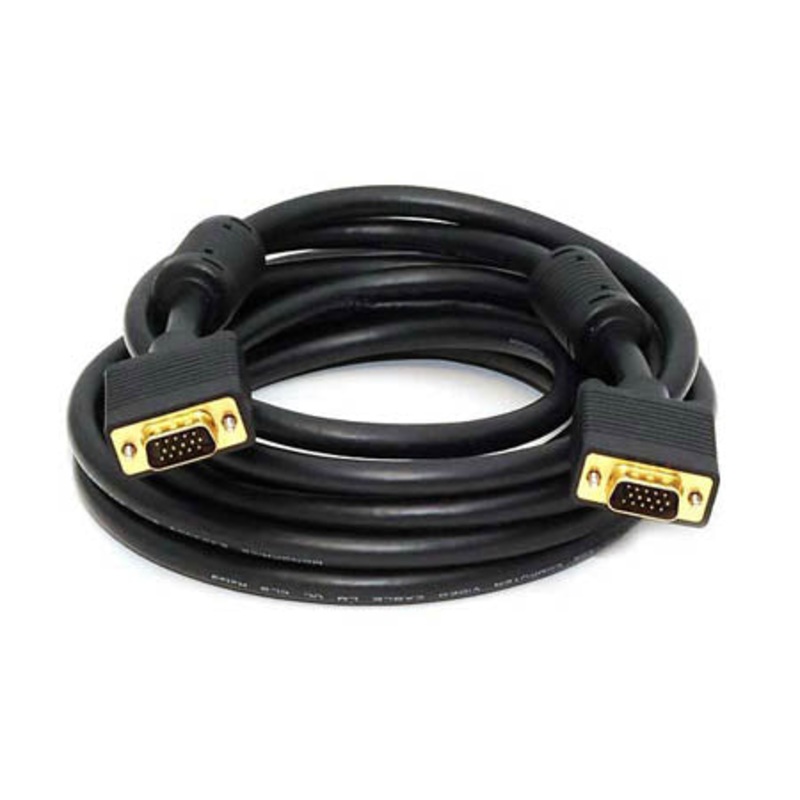 3572 – VGA CABLE DBHD15M/M 50FT IN-WALL BLACK GOLD PLATED