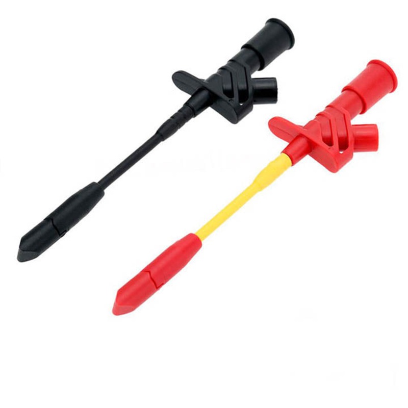 500129 – TEST CLIP WIRE PIERCING INSULATD FOR MULTIMETER BLK/RED 2PCS/PACK