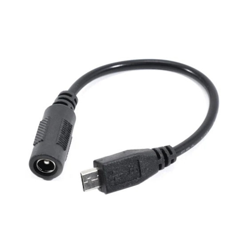 ADAUS-002105 – DC POWER CABLE ASSY 2.1MM JK TO USB MICRO B MALE