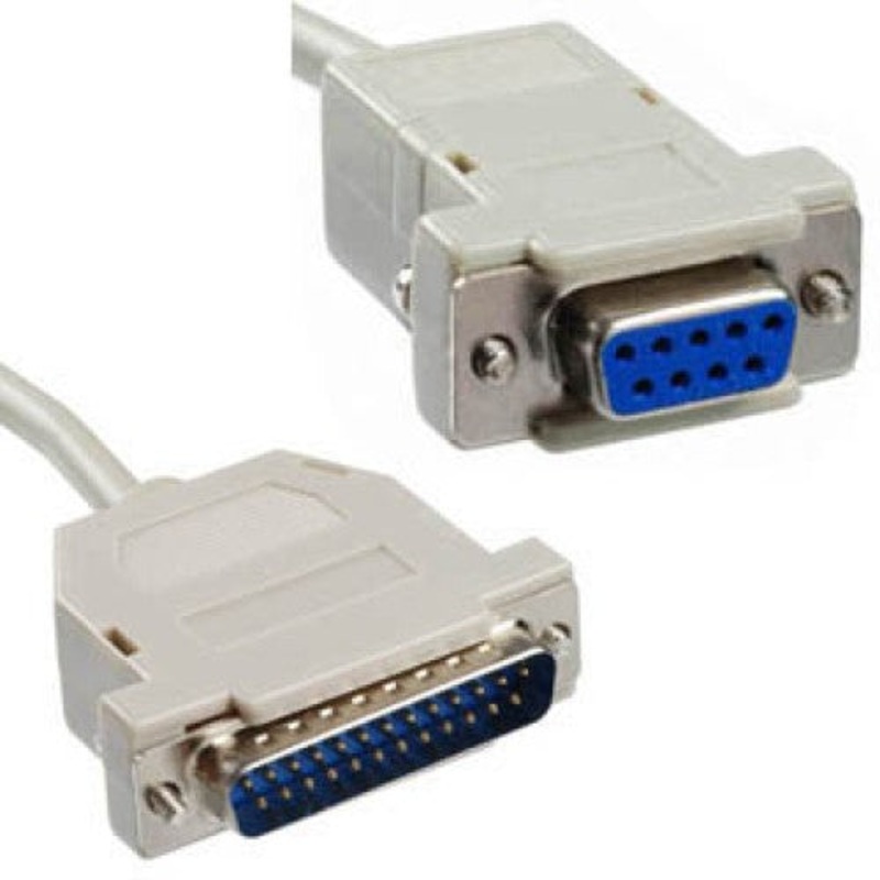 CMAT06 – AT MODEM CABLE DB9F/25M 6FT 1 – 8  | 5 – 7  |